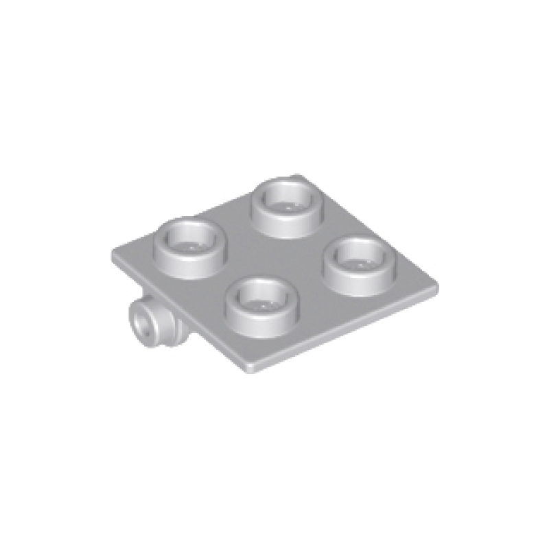 Scharnier Steen 2x2 top plaat Light Bluish Gray